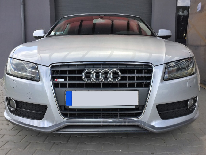 💕Splitter Anteriore per Audi A5 Cabrio 8T 2007–2011 – Ver. 2 Look Sportivo💕