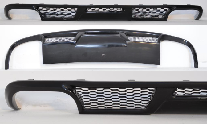💕Diffusore posteriore paraurti per Audi A6 C6 Berlina 2004–2009 – Look RS6 v2💕