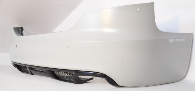 💕Diffusore posteriore paraurti per Audi A6 C6 Berlina 2004–2009 – Look RS6 v2💕