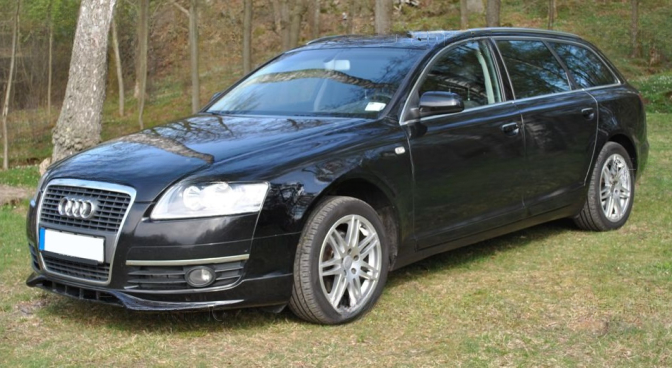 💕Splitter Anteriore compatibile con Audi A6 C6 Avant 2004–2009 – Versione 2💕