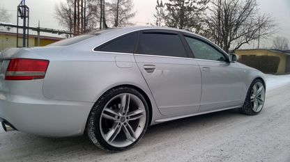 💕Minigonne Laterali Estese Compatibili con Audi A6 C6 2004–2009 – Look Sporti💕