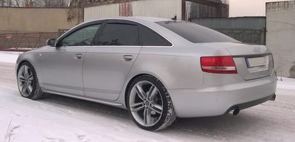 💕Minigonne Laterali Estese Compatibili con Audi A6 C6 2004–2009 – Look Sporti💕