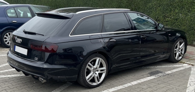 💕 Diffusore Posteriore Audi A6 C7 Avant 2011–2014 – Versione 7 (RS Look)💕