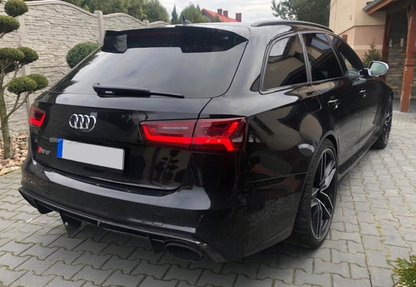 💕 Tappo Spoiler Posteriore Audi A6 C7 Avant 2011–2014 RS6 Look – Versione 2💕