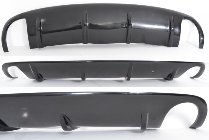 💕Diffusore posteriore paraurti per Audi A6 C6 Berlina 2004–2009 – Look RS6 v1💕