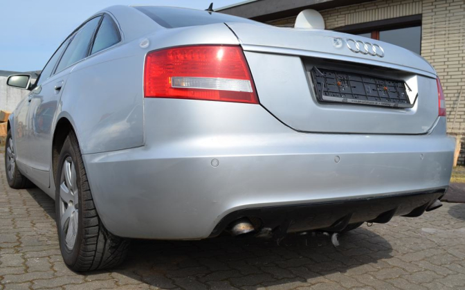 💕Diffusore posteriore paraurti per Audi A6 C6 Berlina 2004–2009 – Look RS6 v1💕