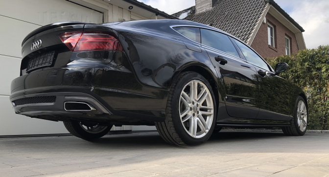 💕Diffusore Posteriore per Audi A7 Sportback 4G Restyling (2014–2017)💕