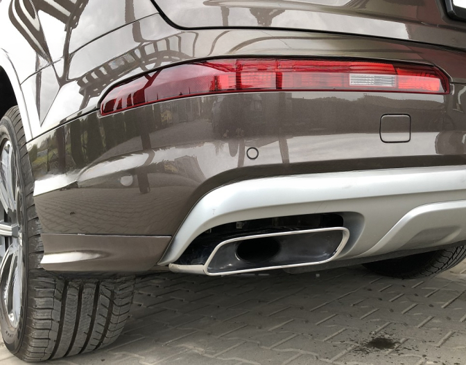 💕 Splitter Flaps Paraurti  Posteriore Audi Q7 4M (2015–2019)💕