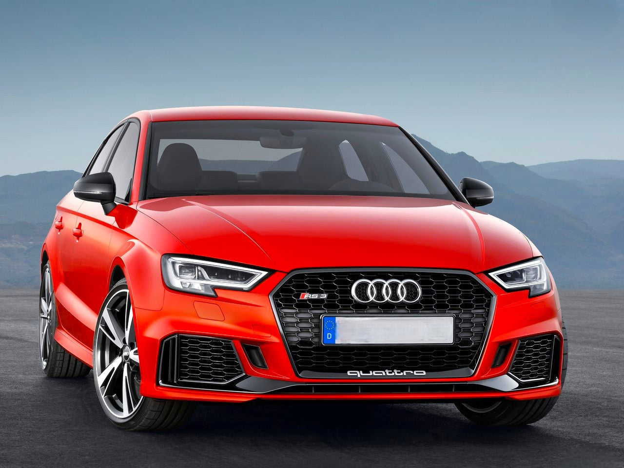 💥ART.3448 PARAURTI ANTERIORE SPORT PDC per AUDI A3 8V 17-20 LOOK RS3💥