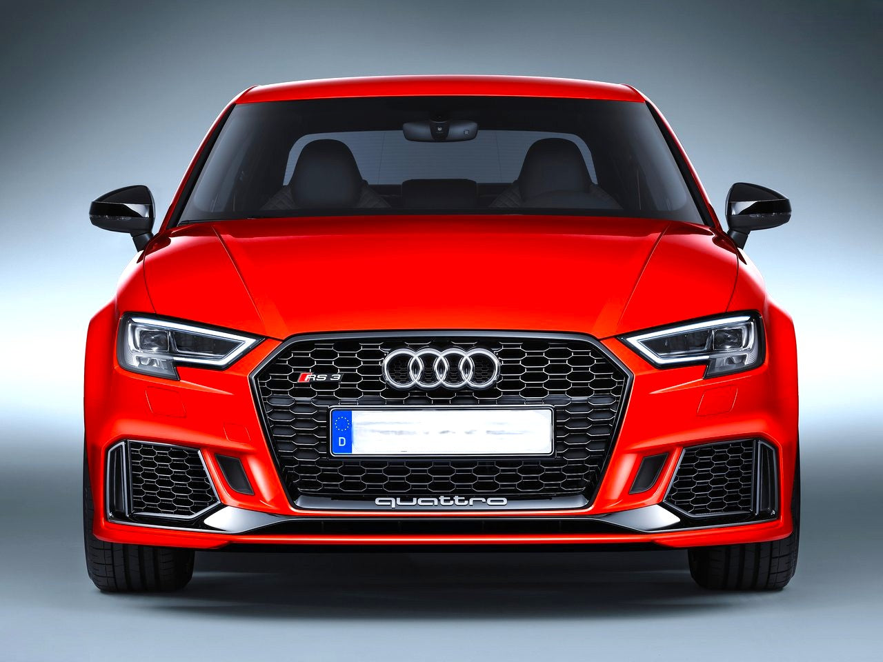 💥ART.3448 PARAURTI ANTERIORE SPORT PDC per AUDI A3 8V 17-20 LOOK RS3💥