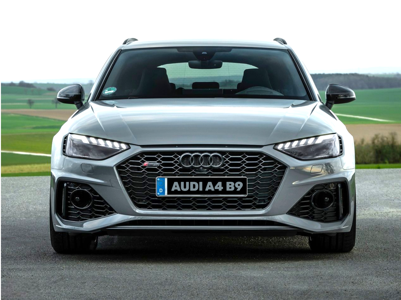 💥ART.3786 PARAURTI ANTERIORE SPORT adatto per AUDI A4 B9 20-24 LOOK RS4💥