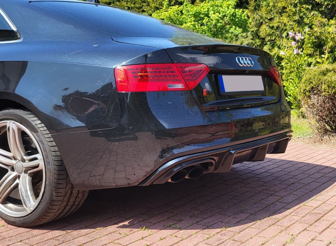 ❤️Diffusore Posteriore per Audi A5 8T Cabrio S-Line 2011–2016 – Look Sportivo ❤️
