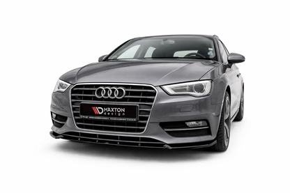 💫ART.9418 Splitter Anteriore Audi A3 Sportback 8V 2013-2016 Nero Lucido💫