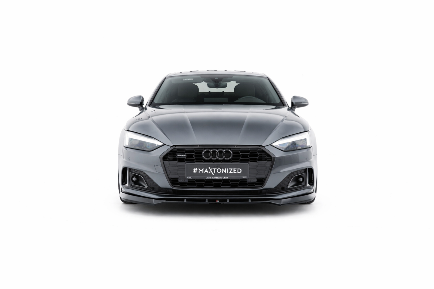 💫ART.9310 Splitter Anteriore Nero Lucido V.2 per Audi A5 F5 Facelift💫