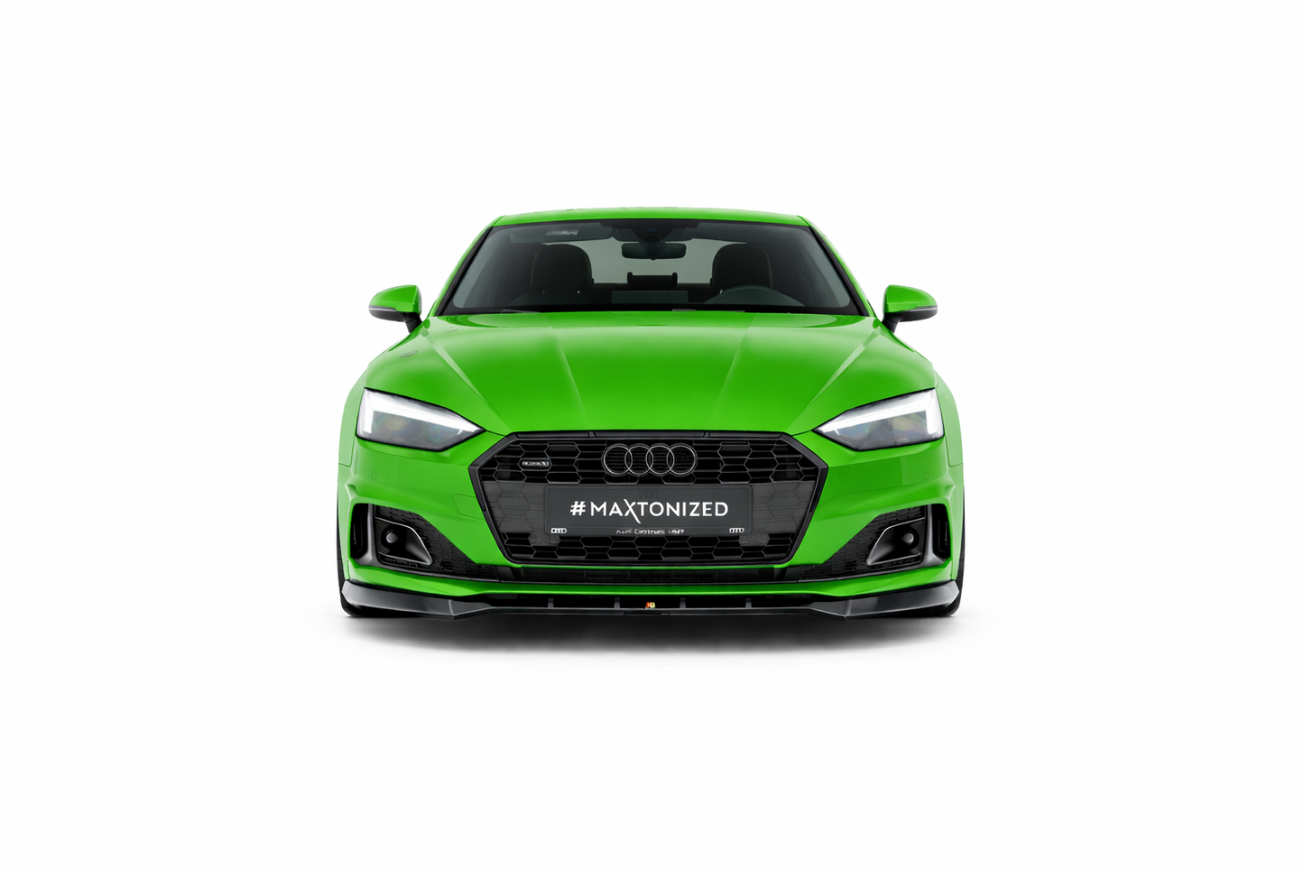💫ART.9310 Splitter Anteriore Nero Lucido V.2 per Audi A5 F5 Facelift💫