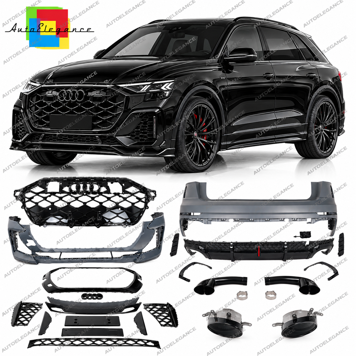 BODYKIT E36 + COUPE REAR LIGHTS WITH WHITE INDICATOR