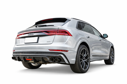 💫Terminali di Scarico Stile SQ8 Quad in Carbonio per Audi Q8 2019-2023💫