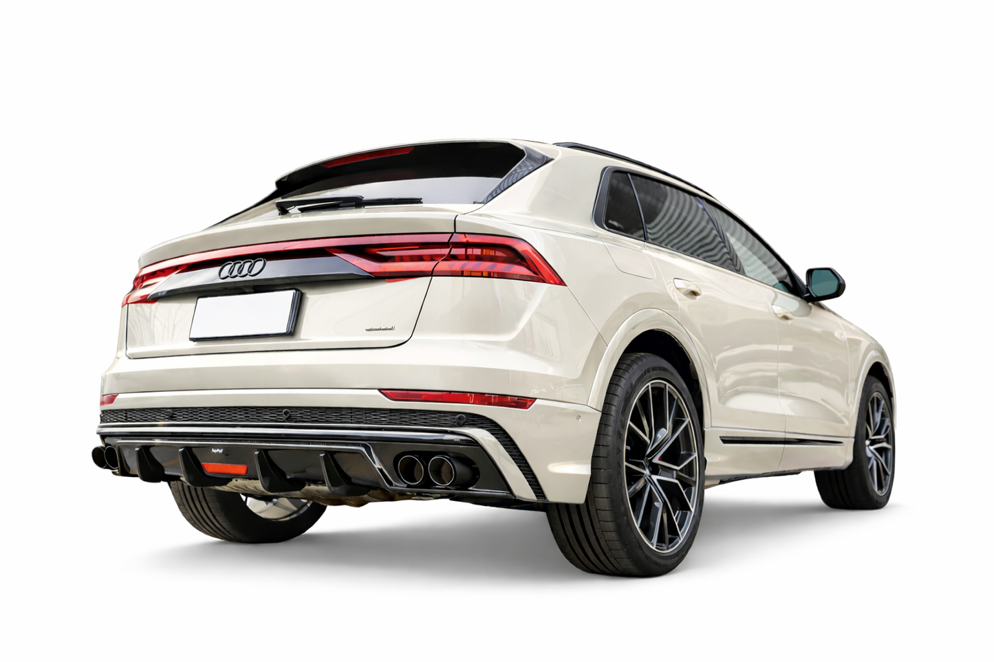 💫Terminali di Scarico Stile SQ8 Quad in Carbonio per Audi Q8 2019-2023💫