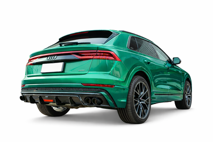 💫Terminali di Scarico Stile SQ8 Quad in Carbonio per Audi Q8 2019-2023💫