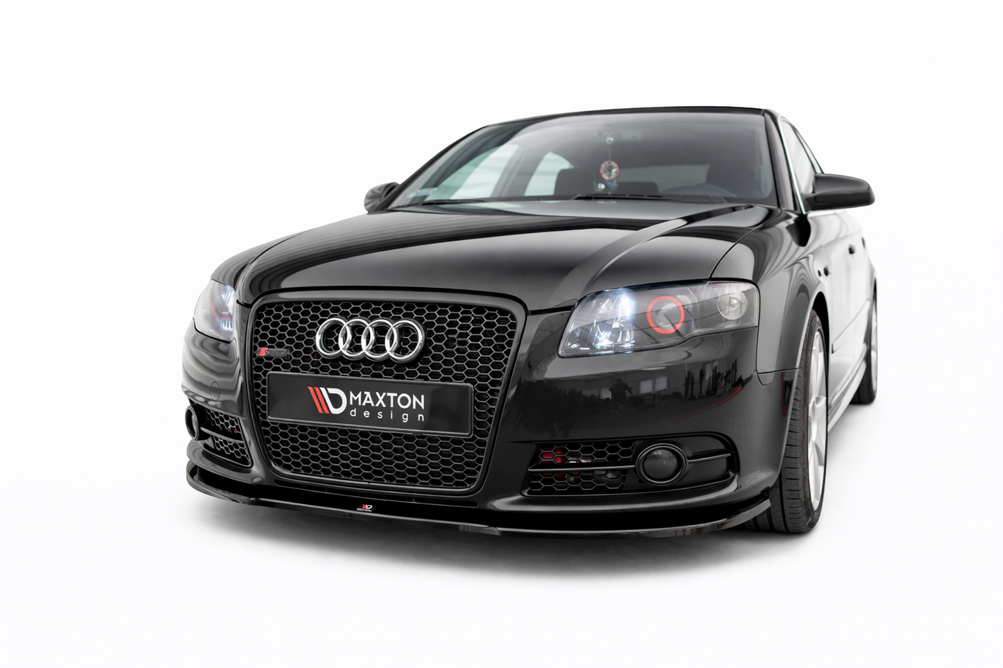 💫ART.9420 Splitter Anteriore per Audi A4 S-Line B7 2004 - 2008 Nero Lucido💫