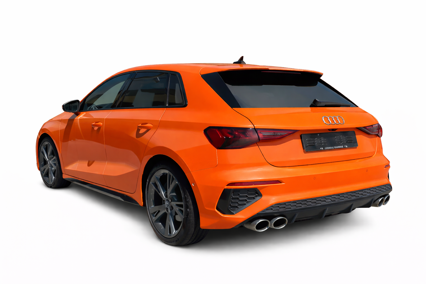 💫Diffusore posteriore Nero Lucido per Audi S3 e A3 S-Line 8Y Sportback 2020-2023💫