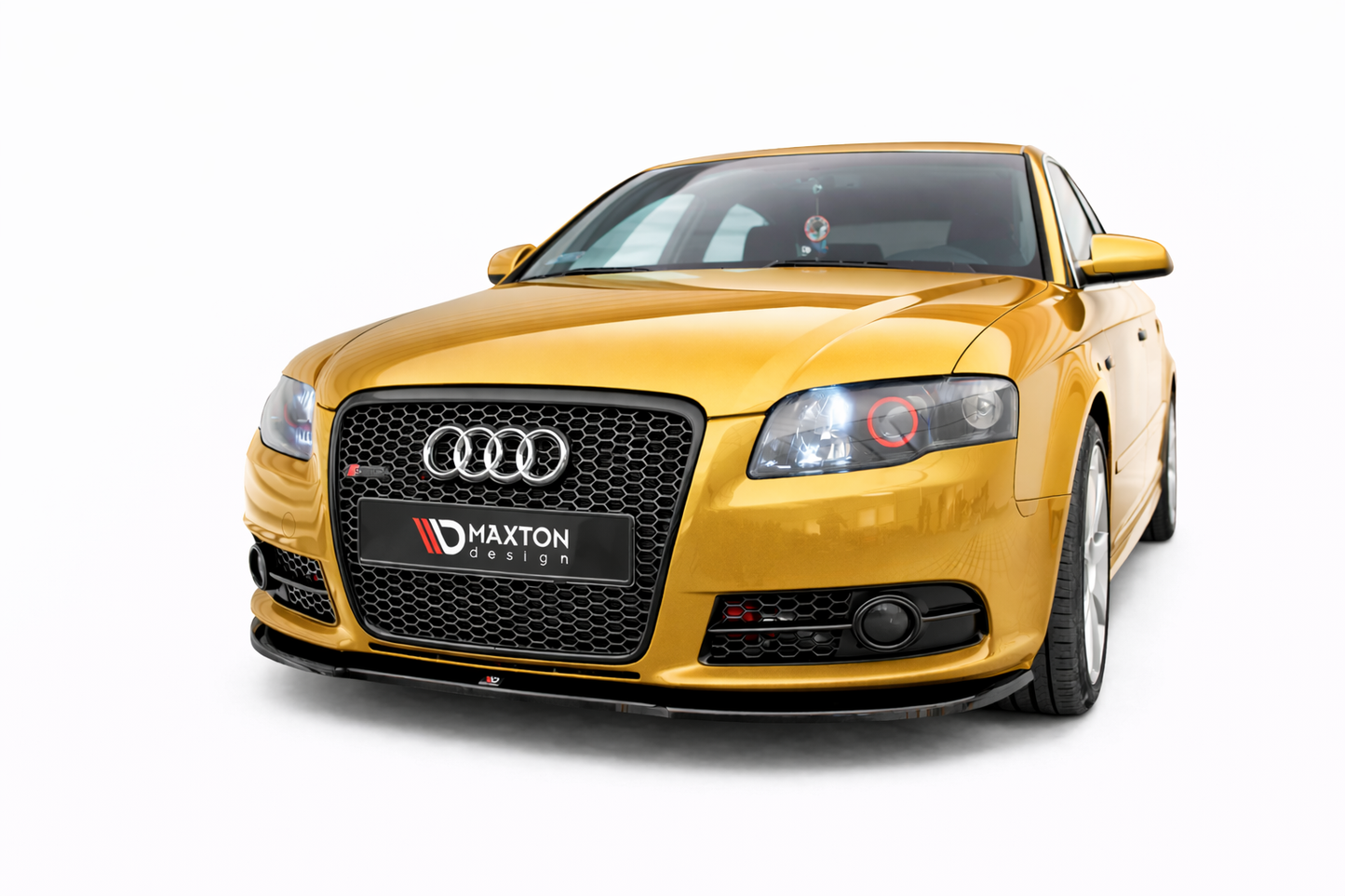 💫ART.9420 Splitter Anteriore per Audi A4 S-Line B7 2004 - 2008 Nero Lucido💫