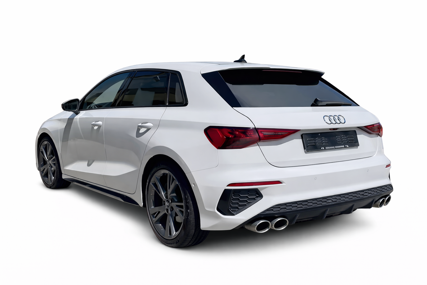 💫Diffusore posteriore Nero Lucido per Audi S3 e A3 S-Line 8Y Sportback 2020-2023💫