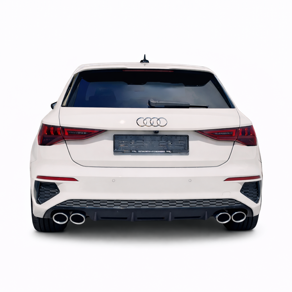 💫Diffusore posteriore Nero Lucido per Audi S3 e A3 S-Line 8Y Sportback 2020-2023💫