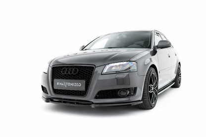 💫ART.9365 Splitter Anteriore Nero Lucido per Audi A3 8P Facelift 2008-2013💫