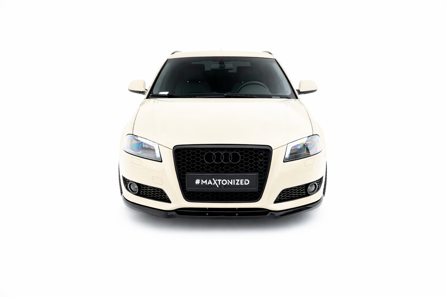 💫ART.9365 Splitter Anteriore Nero Lucido per Audi A3 8P Facelift 2008-2013💫