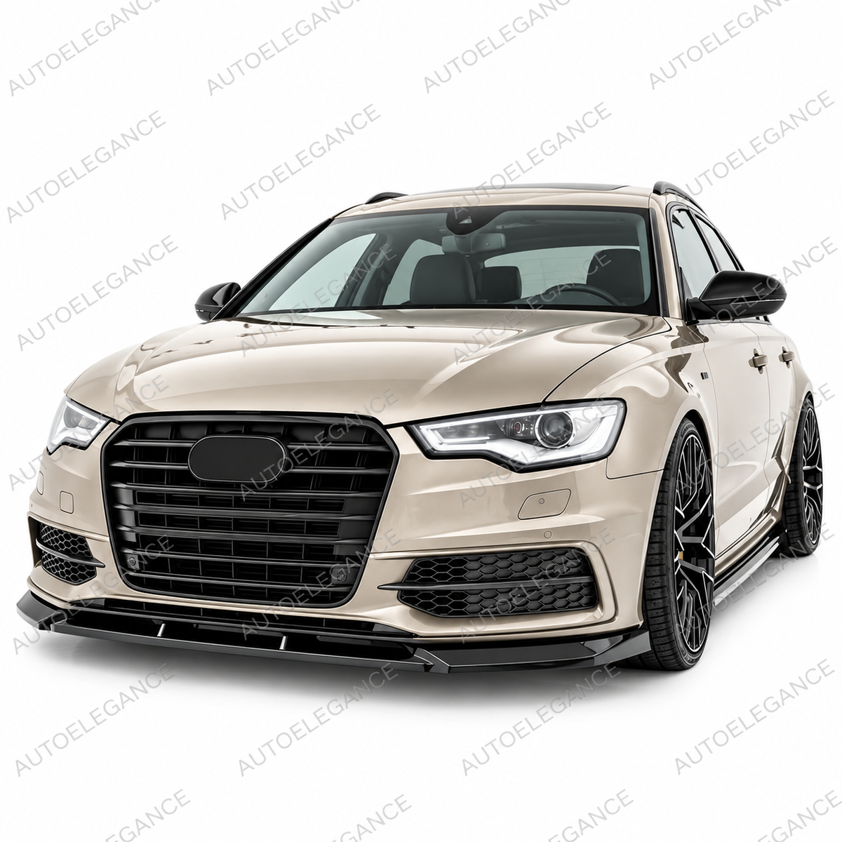 👉ART.11155 Splitter Audi A6 S C7 11+ nero lucido SOLO PER PARAURTI S6 S-Line👈
