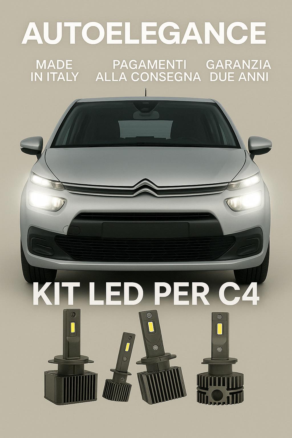 💖 KIT LED D1S 6000K Anabbaglianti per Citroën C4 Grand Picasso | CANBUS 💖