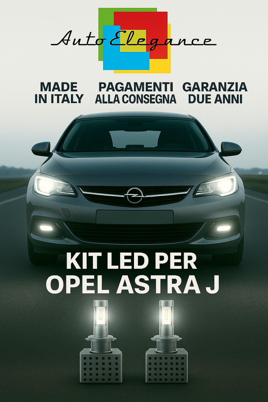 🔥 KIT LED D1S 6000K BIANCO Anabbaglianti + Fendinebbia per Opel Astra J 🔥