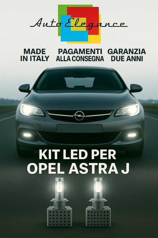 🔥 KIT LED D1S 6000K BIANCO Anabbaglianti + Fendinebbia per Opel Astra J 🔥