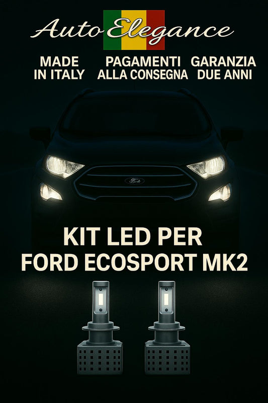 🔥KIT LED D5S 6000K Anabbaglianti + Fendinebbia per Ford EcoSport 🔥