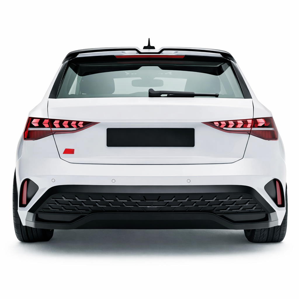 💫Spoiler Stile Oettinger per Audi A3 8Y Nero Lucido ABS 2021+💫