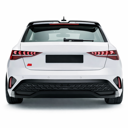 💫Spoiler Stile Oettinger per Audi A3 8Y Nero Lucido ABS 2021+💫
