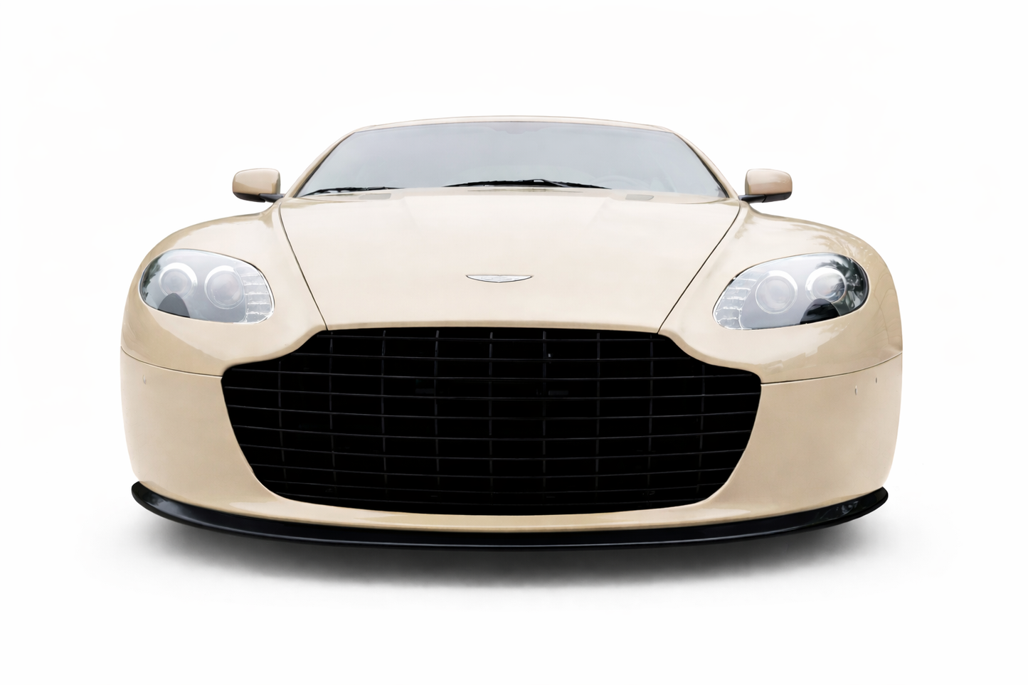 💫ART.9362 Splitter Anteriore Nero Lucido per Aston Martin V8 VANTAGE 05-17💫