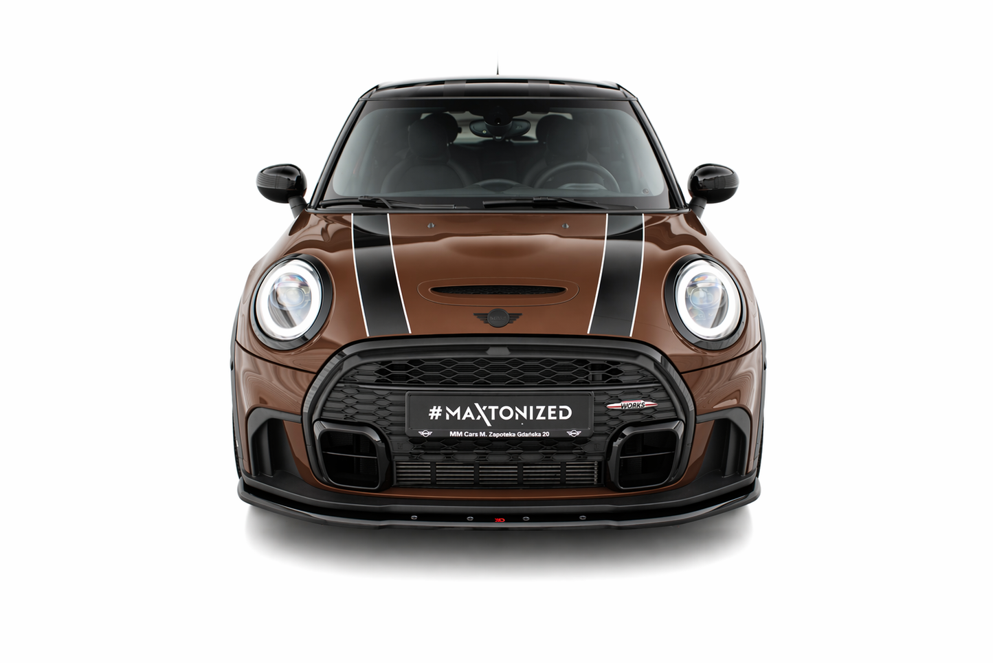 💫ART.9520 Splitter Anteriore V.1 per Mini Cooper S John Cooper Works F56💫