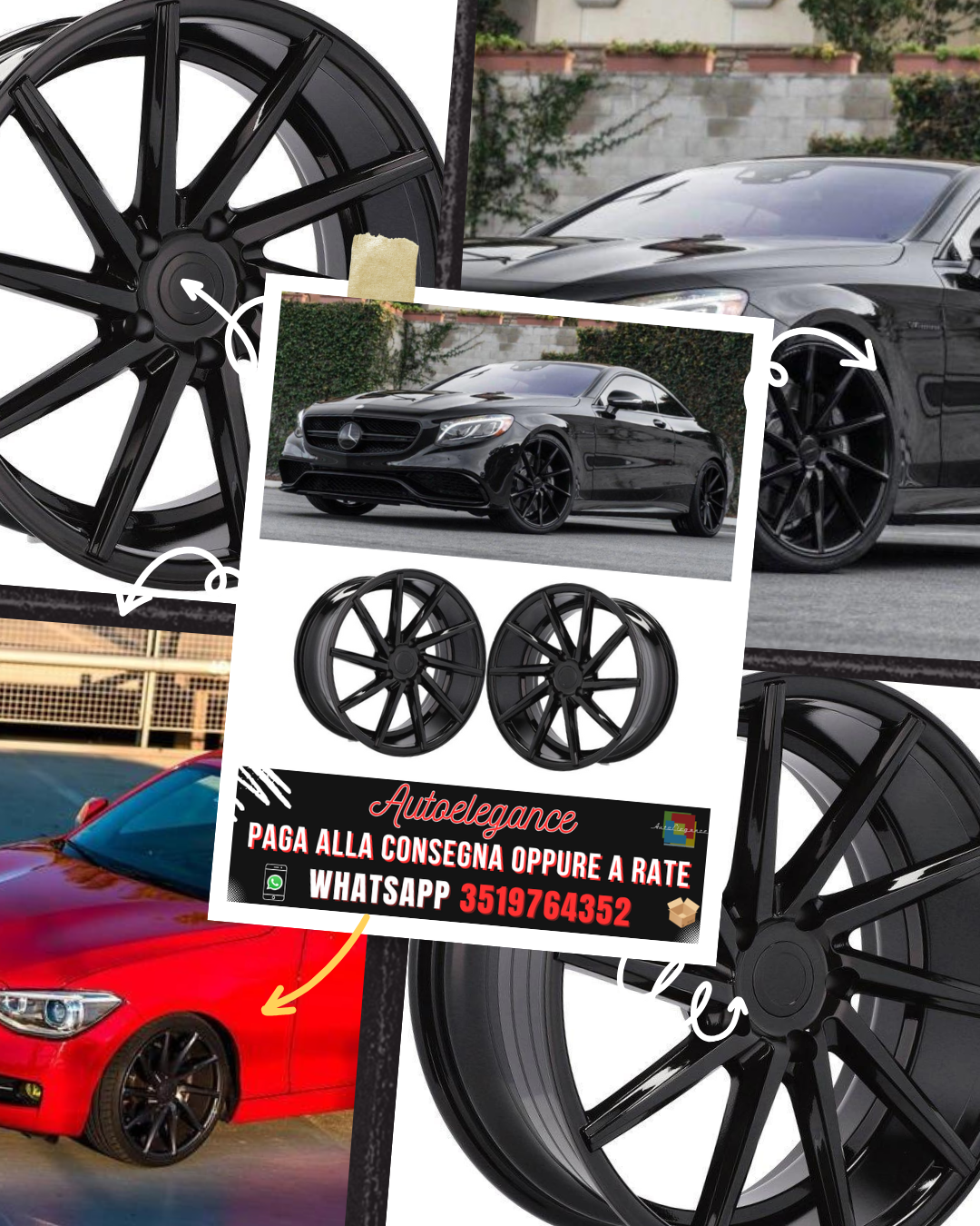 CERCHI CERCHIO IN LEGA 18" Adatto per LANCIA LAND ROVER LINCOLN OPEL PEUGEOT