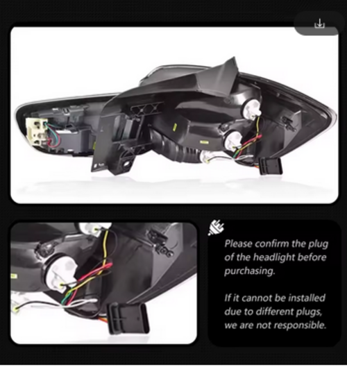 ART.5056 FARI  POSTERIORI  BMW SERIE 1  F21 F20 2015-2018