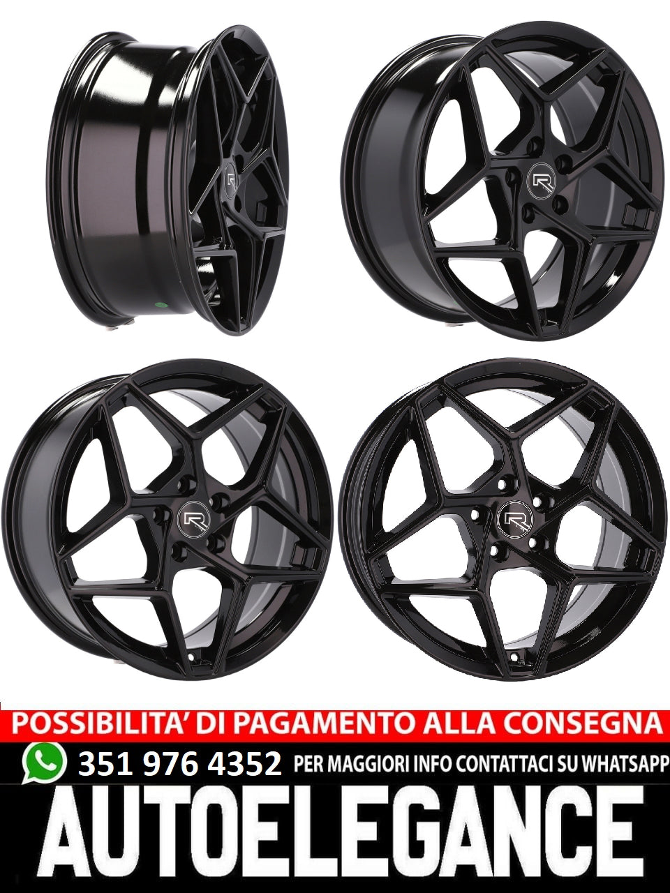 ALLOY WHEEL 19" Suitable for AUDI BMW CHRYSLER CUPRA FORD INFINITI MERCEDES MINI SEAT SKODA SSANGYONG TOYOTA VW 