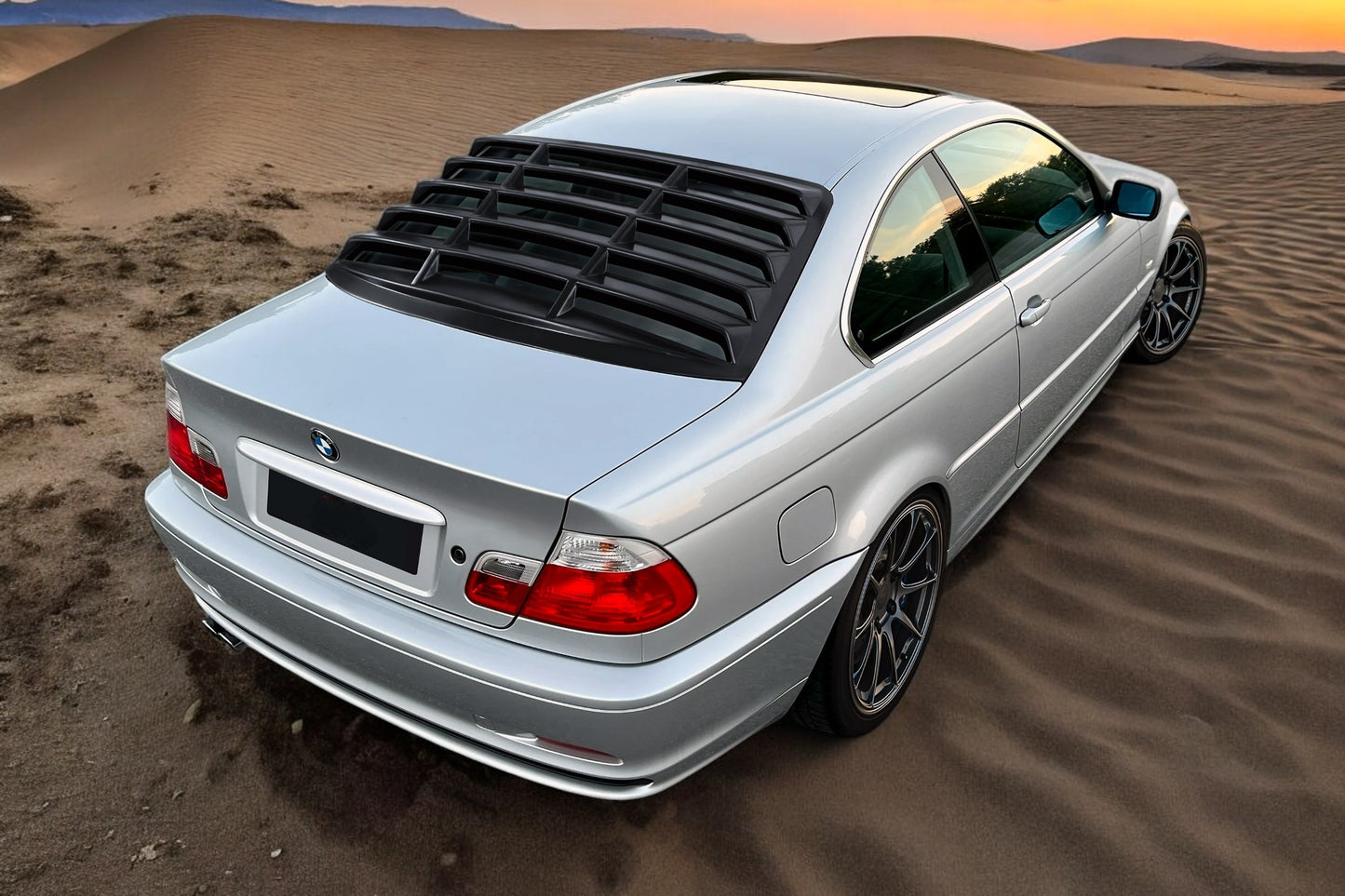 ✌️😎WINDOW LOUVER SUITABLE FOR BMW 3 SERIES E46 LIMO/COUPE/COMPACT ABS😎✌️