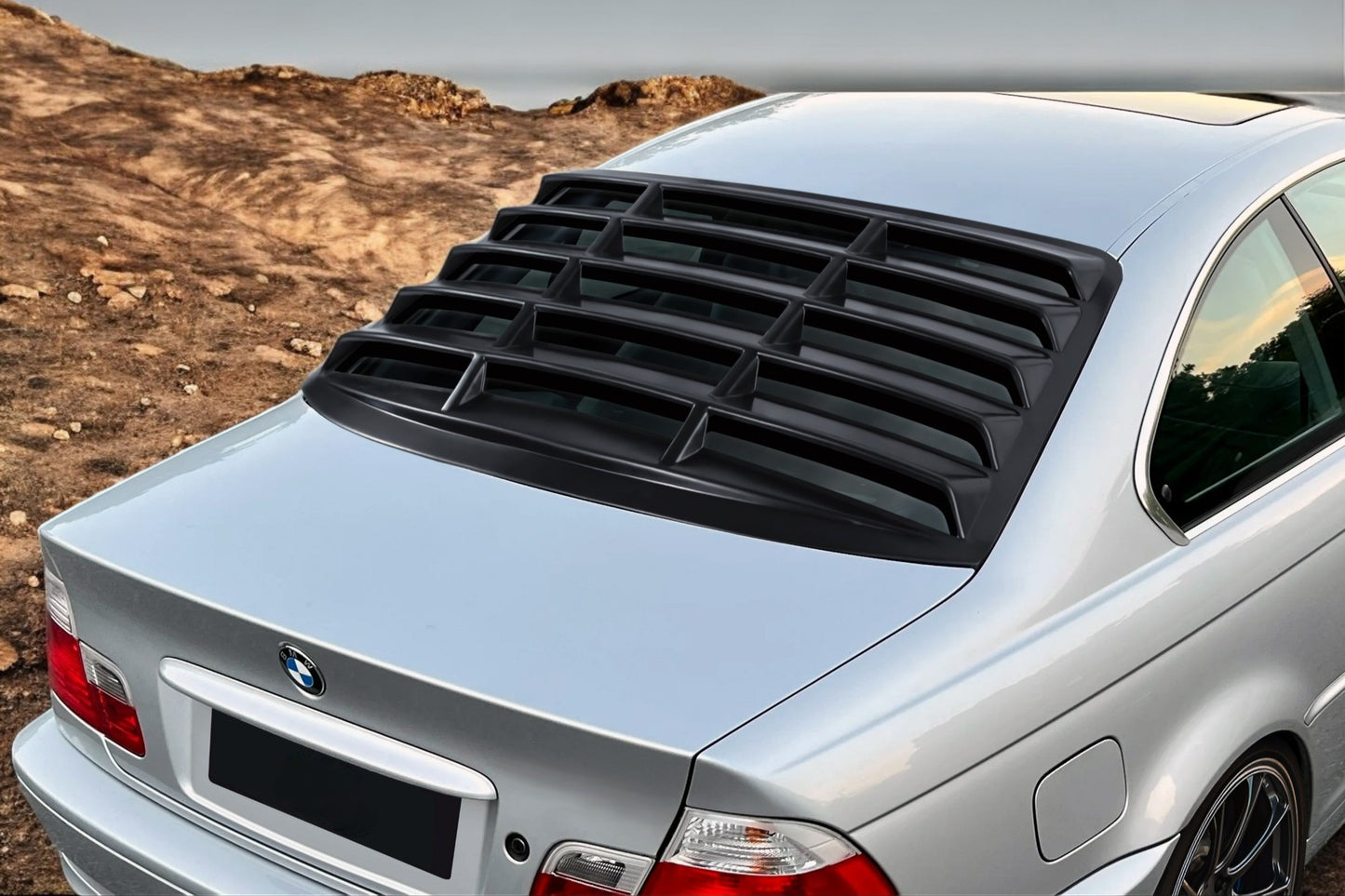 ✌️😎WINDOW LOUVER SUITABLE FOR BMW 3 SERIES E46 LIMO/COUPE/COMPACT ABS😎✌️