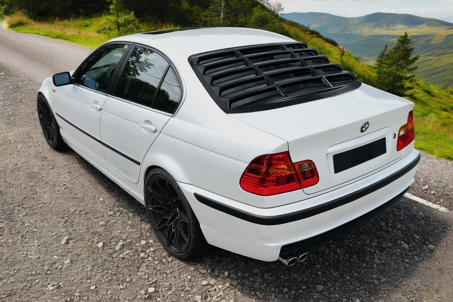 ✌️😎WINDOW LOUVER SUITABLE FOR BMW 3 SERIES E46 LIMO/COUPE/COMPACT ABS😎✌️