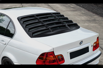 🔥Louver Posteriore in ABS Nero per BMW Serie 3 E46 Berlina (1998–2005)🔥