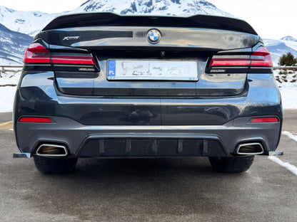 ✌️😎REAR SIDE SPLITTER SET SUITABLE FOR BMW 5 SERIES G30 ABS😎✌️