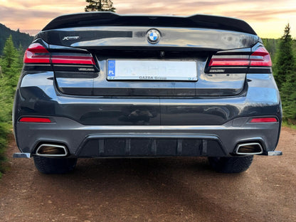 ✌️😎REAR SIDE SPLITTER SET SUITABLE FOR BMW 5 SERIES G30 ABS😎✌️