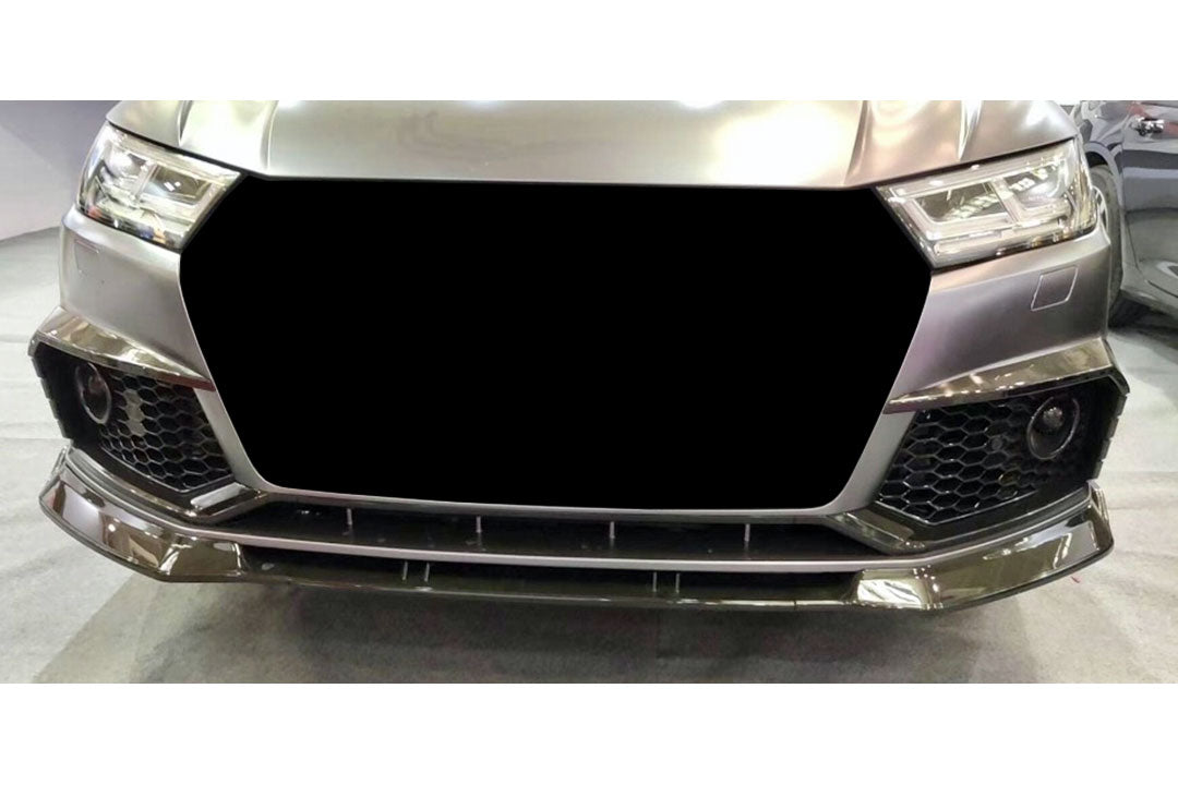💫ART.4209 Splitter (Nero lucido) per Audi Q5 2018 look RSQ5💫