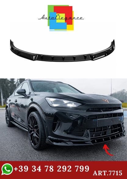 🔥ART.7715 SPLITTER ANTERIORE ADATTO PER CUPRA FORMENTOR FACELIFT V2 (2024+)🔥